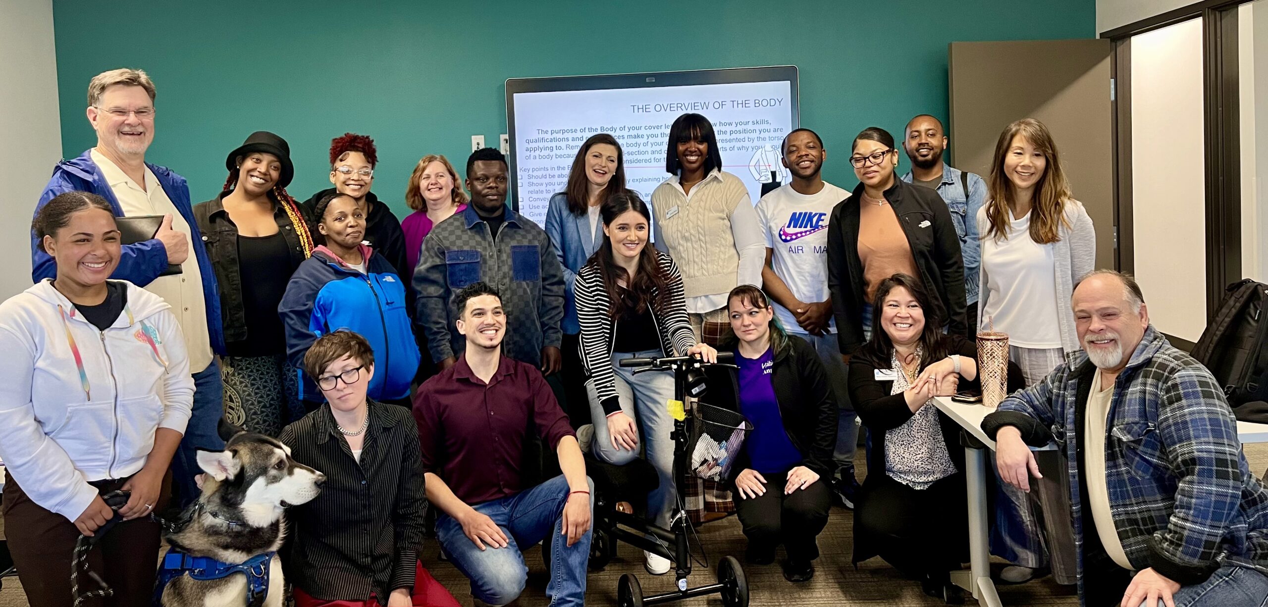 Group photo" Training Fund staff with Arivva's first IHAP cohort.