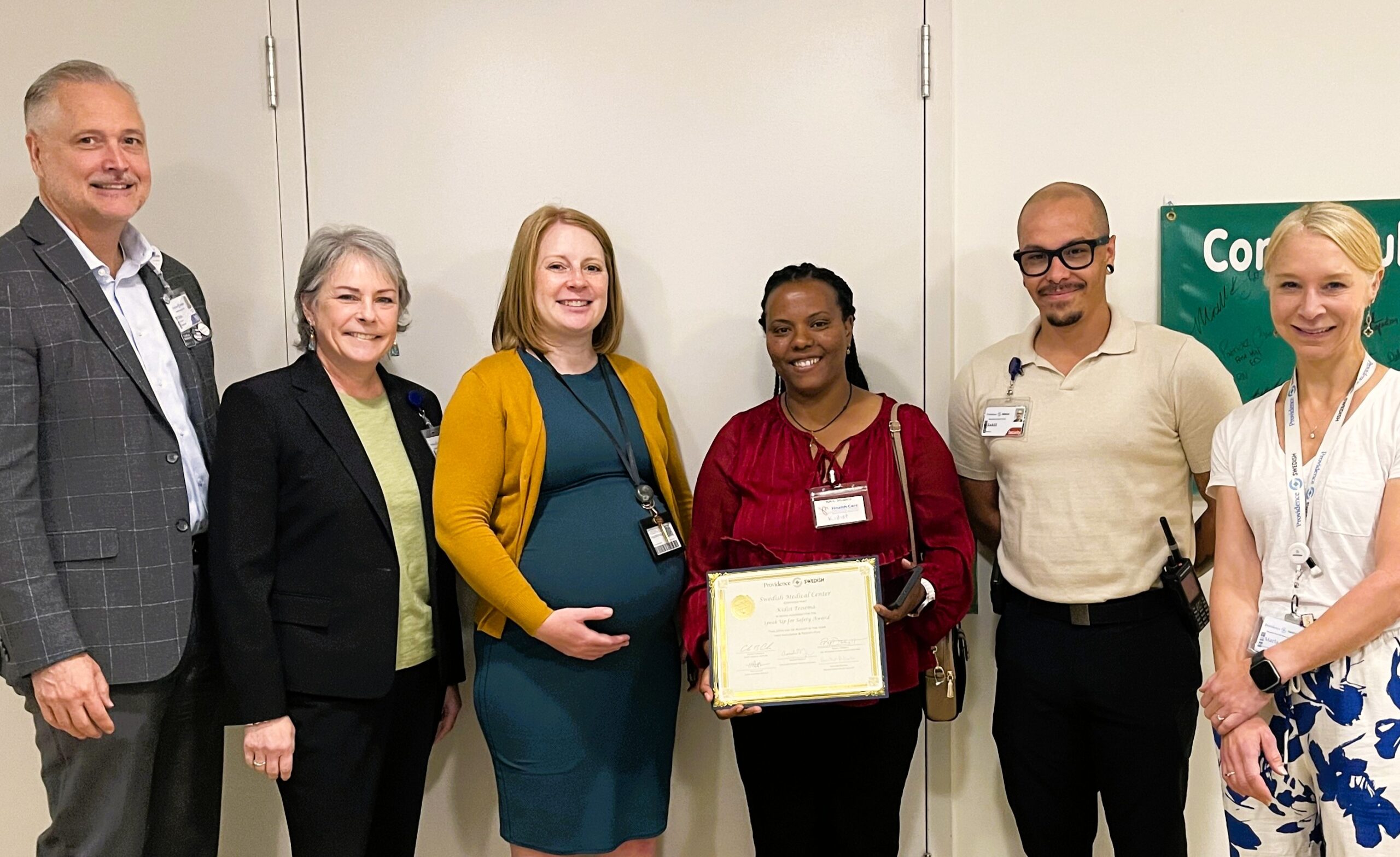 Kidist Tessema NA-C safety award 1